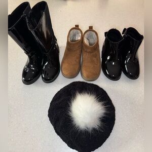 Black and Brown Kids Boots